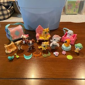 Littlest Pet Shop Assorted Collection - Like New, 10 figurines